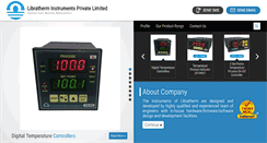 Desktop Screenshot of libratherm.co.in